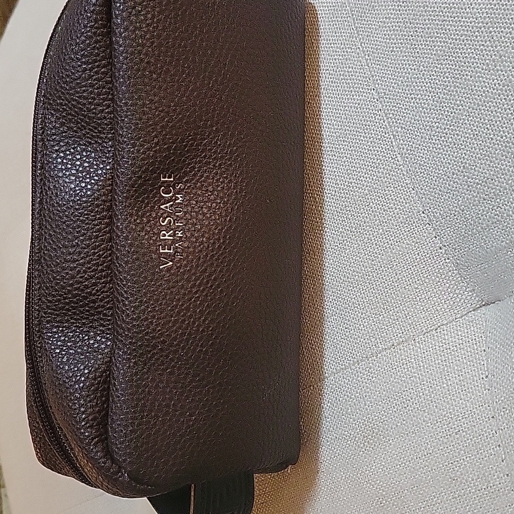 Versace Parfums Turkish Airlines amenity cosmetic bag